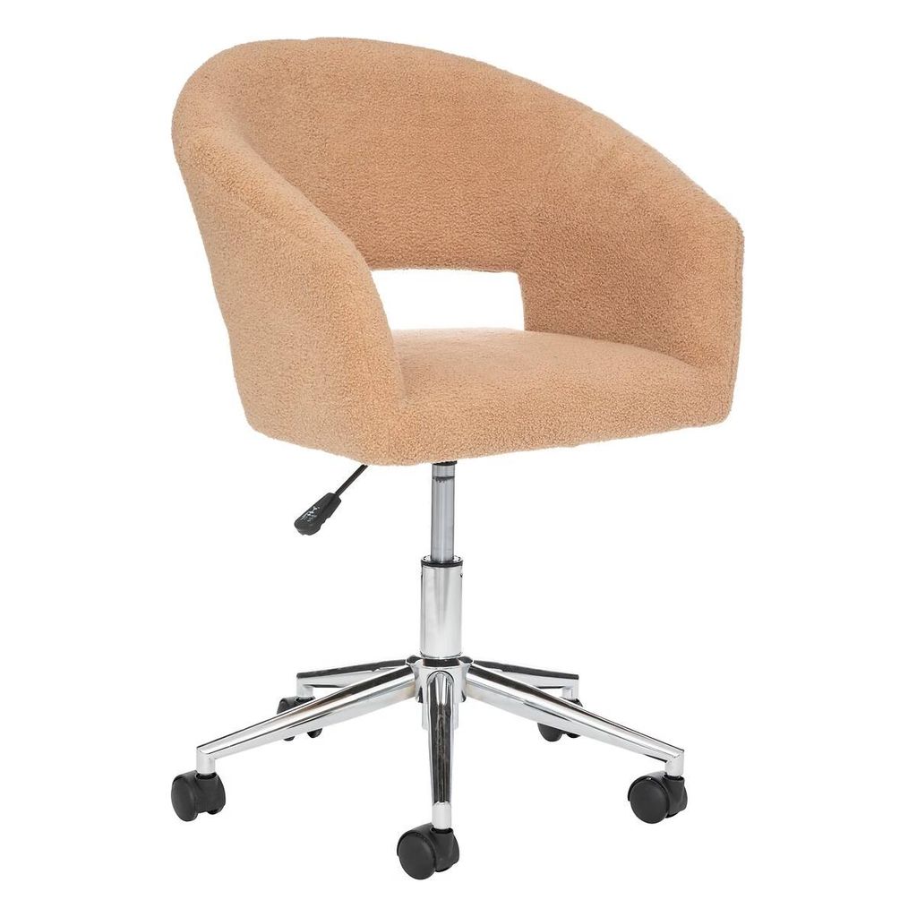 Állítható szövet irodai szék, bézs - TOURNICOT - Butopêa